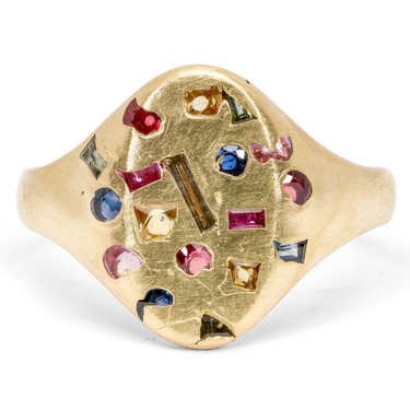 Harlequin Signet Ring - Made to Order